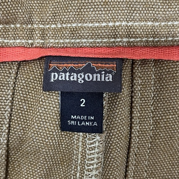 Patagonia Iron Forge Double Knee Pants Womens 30x31 Brown Hemp Blend Workwear - Picture 7 of 10
